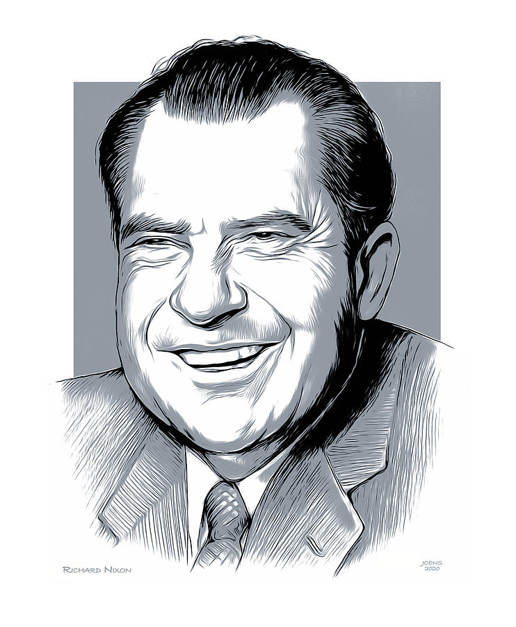 Richard Nixon Digital Art