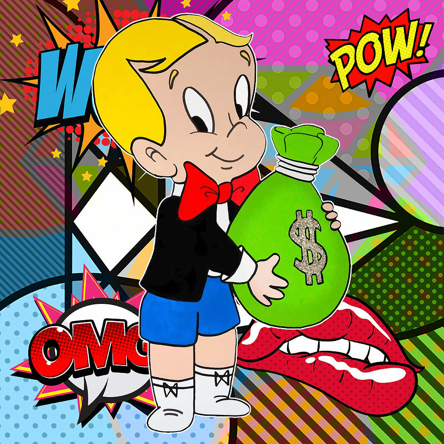 Richie Rich #1 Mixed Media by Marvin Blaine