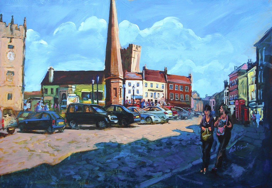 Richmond Market Place #1 Painting by Neil McBride