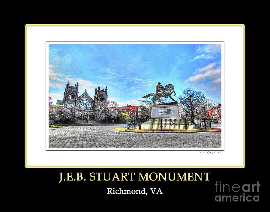Richmond VA Virginia - J.E.B. Stuart Monument #2 Photograph by Dave Lynch