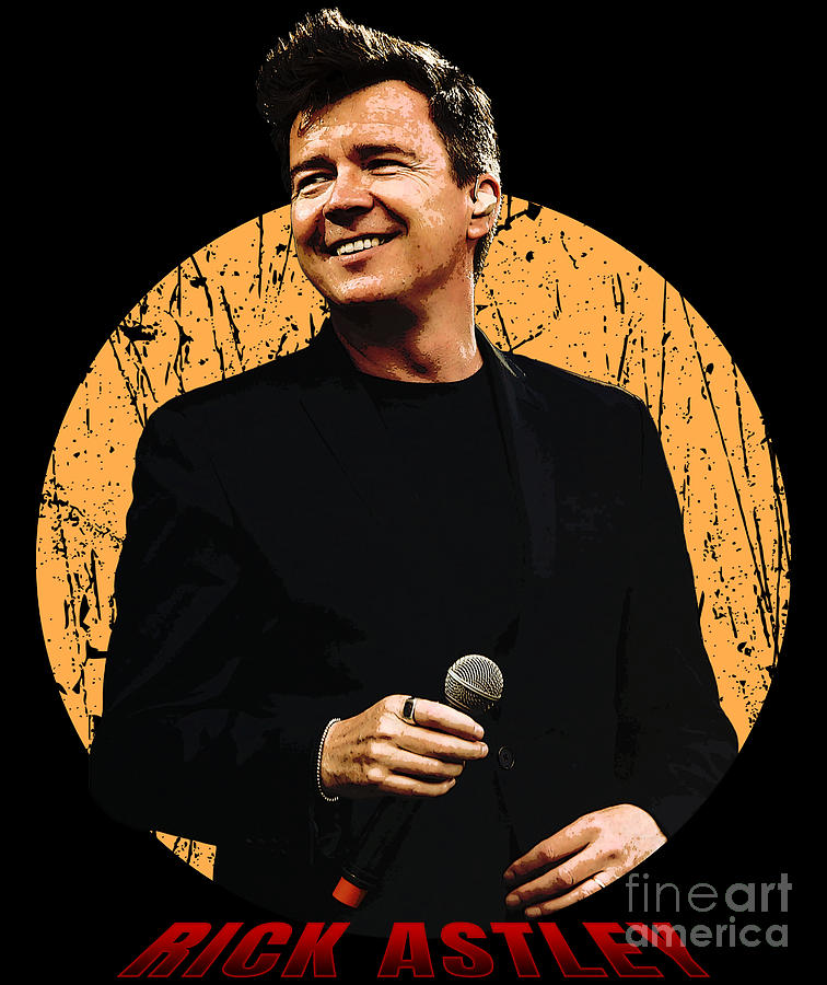 Rick Astley Digital Art by Tom Bro | Pixels