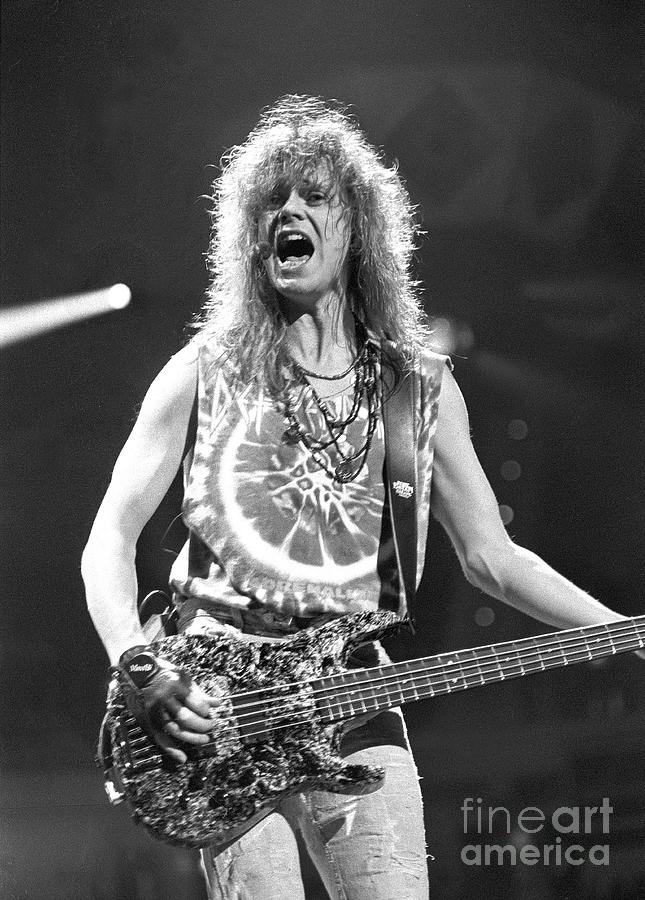 Rick Savage - Def Leppard Photograph by Concert Photos