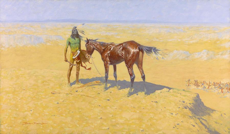 Frederic Remington Painting - Ridden Down  #1 by Frederic Remington