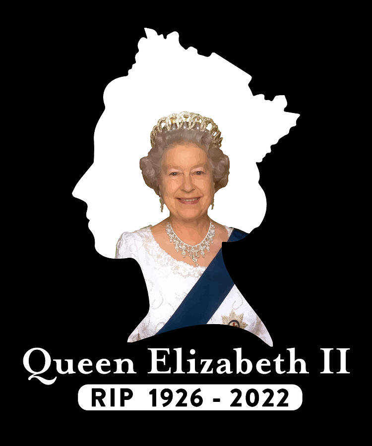 RIP Queen Elizabeth II Digital Art by Qwerty Designs - Fine Art America