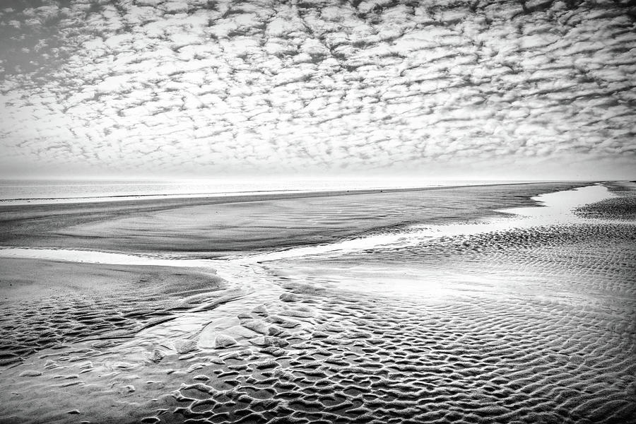 Ripples In The Sand And Sky On Jekyll Island Coastal Georgia In 