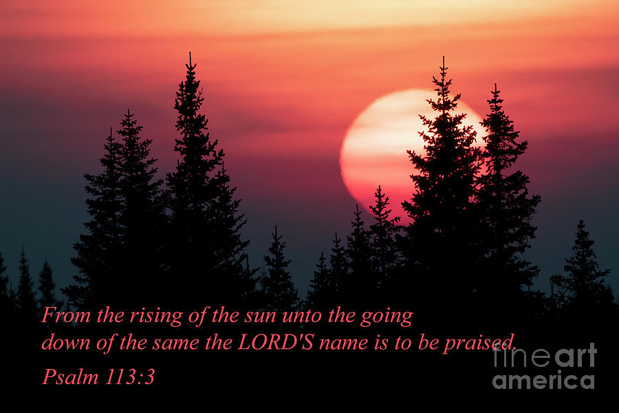 Rising Sun Photograph