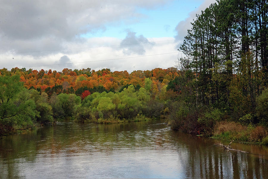 River In Autumn Photograph