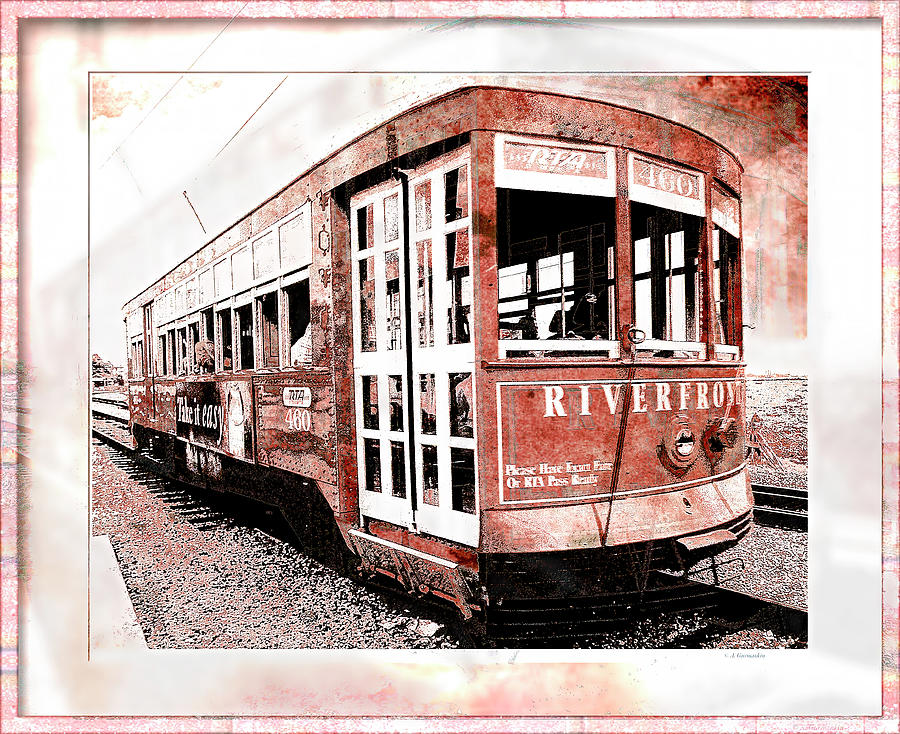 Riverfront Trolley Car, New Orleans, Pre-Katrina #1 Photograph by A Macarthur Gurmankin