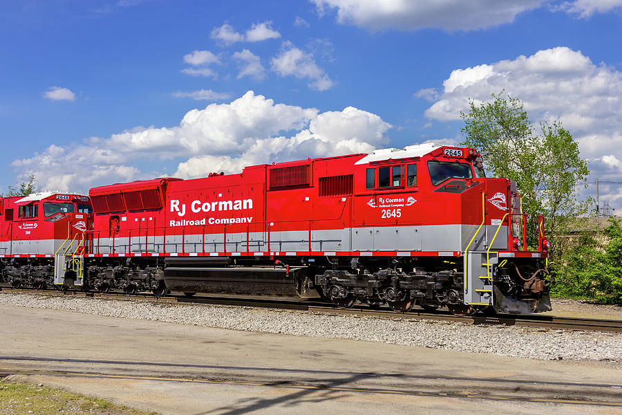 RJ Corman RJCC 2645 EMD SD70M Pyrography by Steelrails Photography