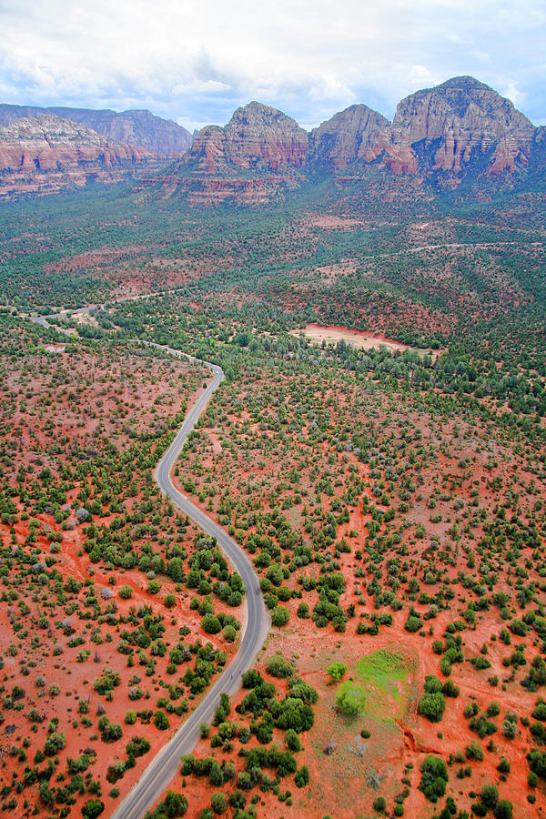 Road through Red Rocks #1 Photograph by Alexey Stiop
