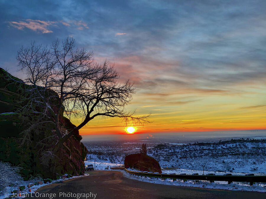 Mountain Photograph - Road to Red Rocks  #1 by Jonah Lorange