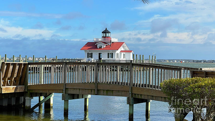 Roanoke Marshes Lighthouse 3818 Photograph by Jack Schultz