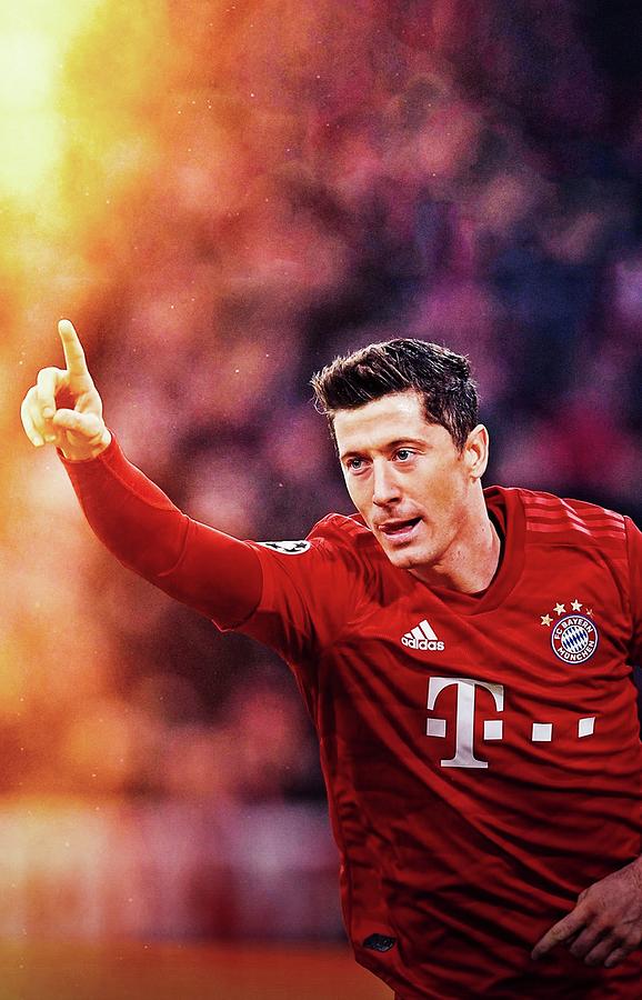 Robert Lewandowski Digital Art by Vano Depo - Fine Art America