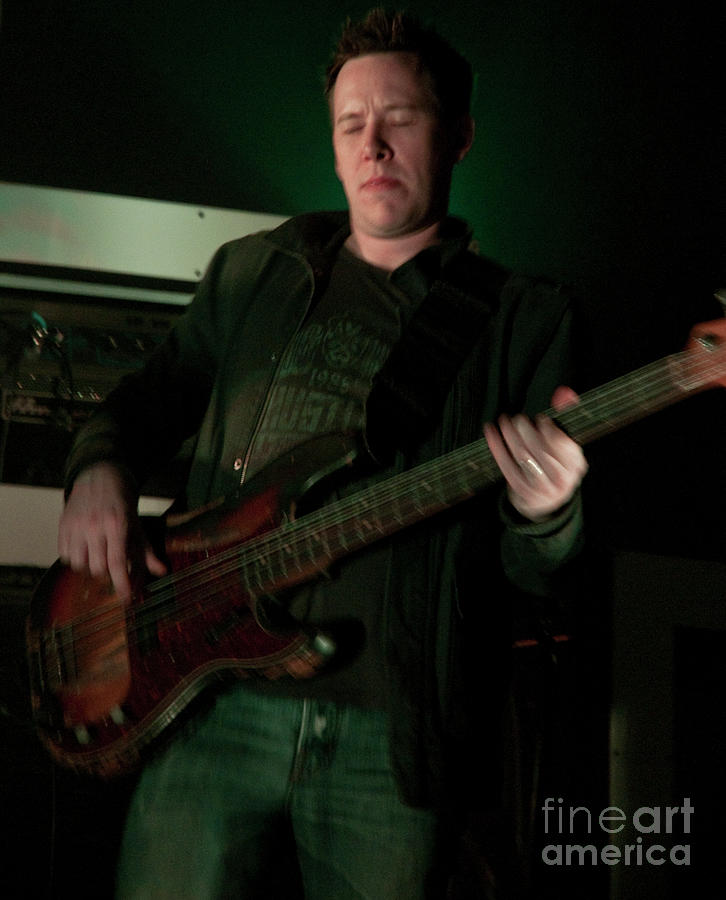 Robert Mercurio on Bass with Galactic #1 Photograph by David Oppenheimer