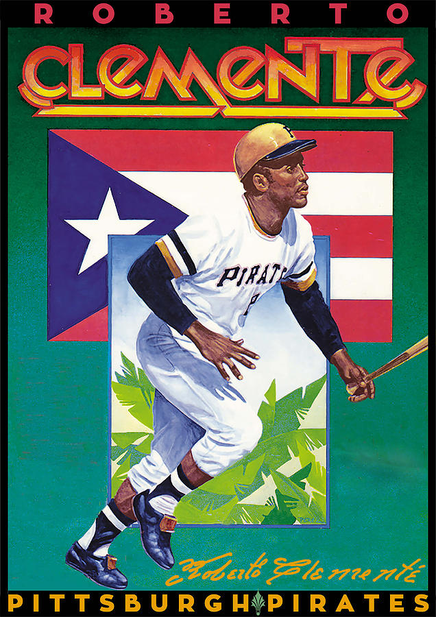 Roberto Clemente by Beks Maher