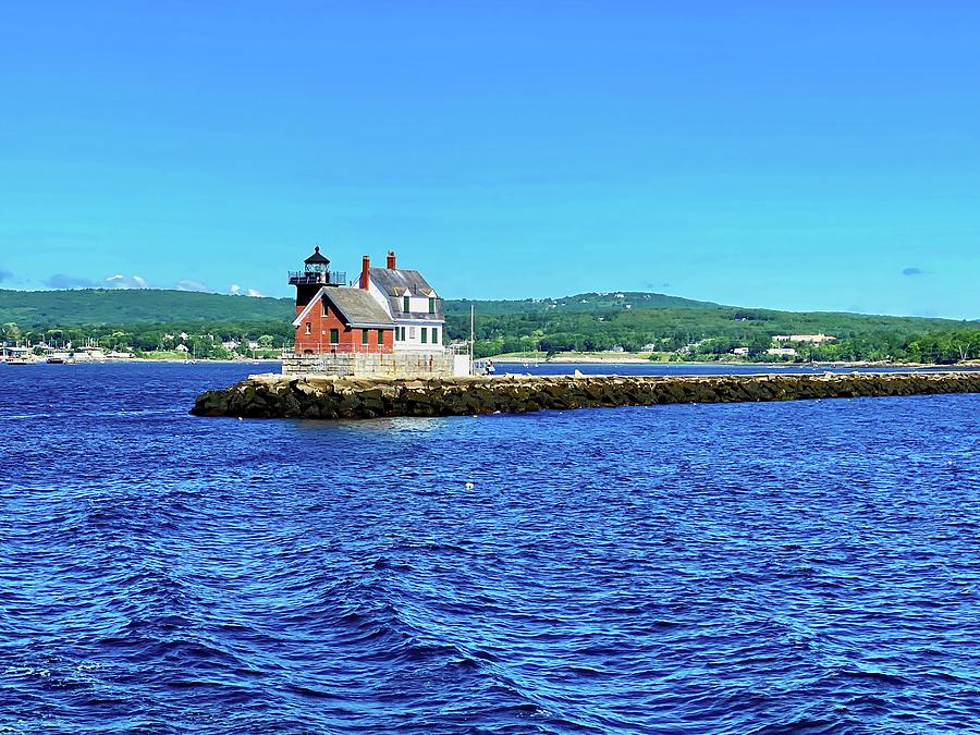 Maine Photograph - Rockland Breakwater Lighthouse by Jonathan Sabin Maine Photograph - Rockland Breakwater Lighthouse by Jonathan Sabin
