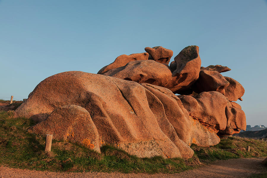 Nature Photograph - Rocks on the Pink Granite Coast #1 by Razvan Radu