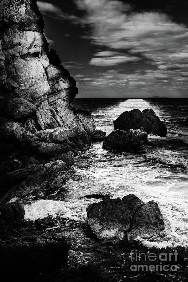 Rocky Outcrop At Beach Cove #1 Photograph by Peter Noyce