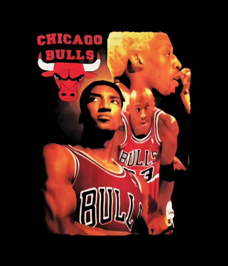 Chicago Bulls NBA logo Digital Art by Matthew Hayward - Pixels