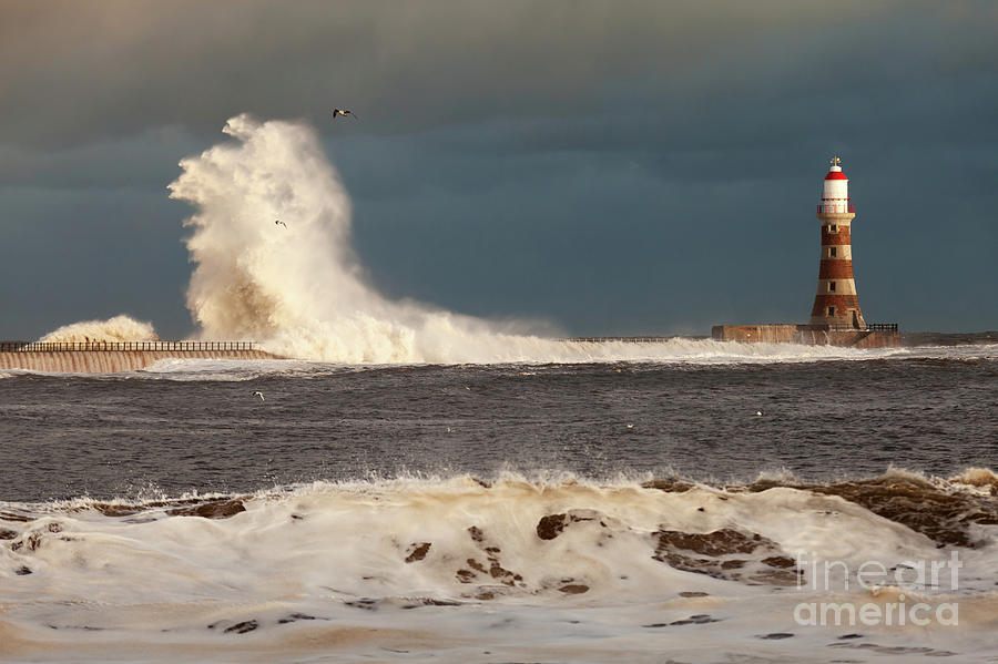 Roker Storm #1 Photograph by Bryan Attewell