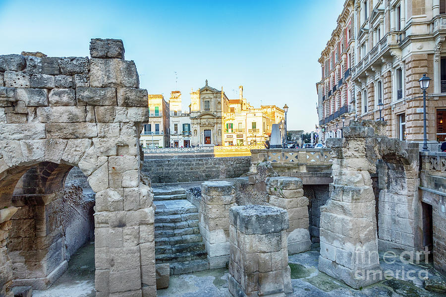 Roman amphitheatre of Lecce, Italy #1 Photograph by Ariadna De Raadt