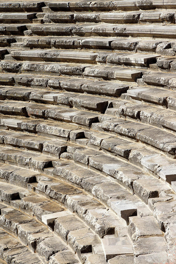 Roman theatre Aspendos Photograph by Steve Estvanik