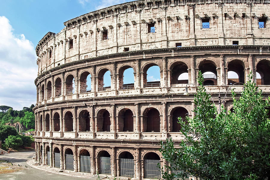 ROME Colosseum #1 Photograph by Melanie Viola