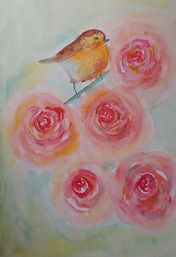 Rose Garden #1 Painting by Alma Yamazaki