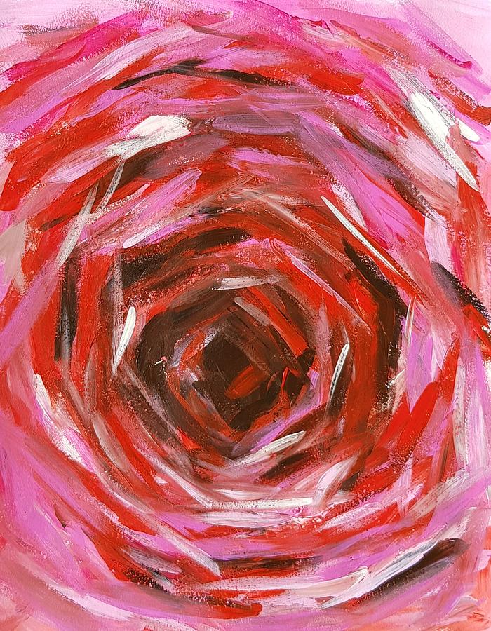 Rose #1 Painting by Nicole Tang