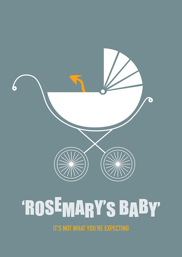 Rosemarys Baby - Alternative Movie Poster #1 Digital Art by Movie Poster Boy