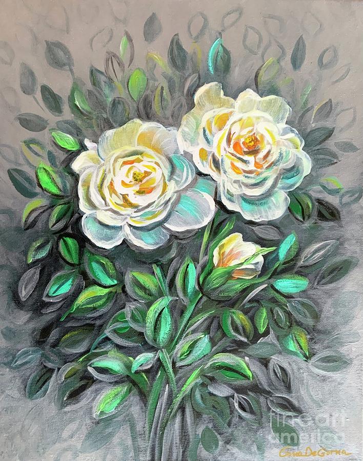 Roses #1 Painting by Gina De Gorna