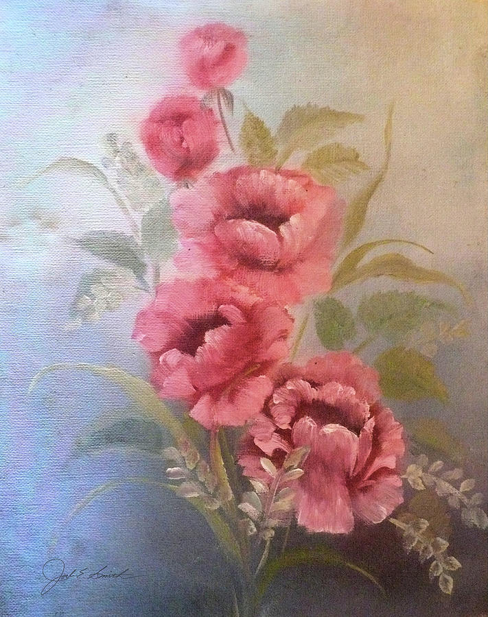 Stem Roses    Painting by Joel Smith