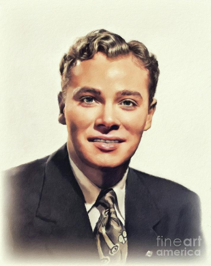 Ross Hunter, Vintage Actor Painting