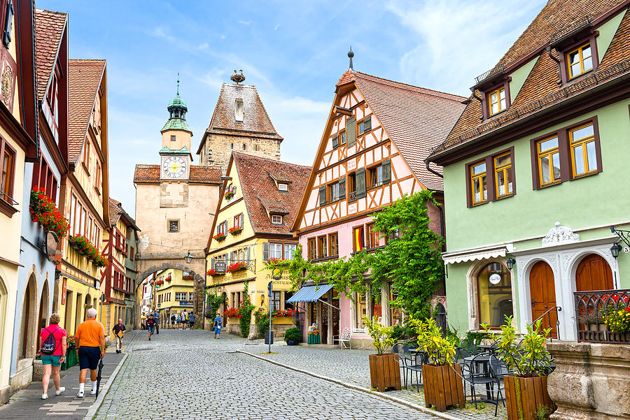 Rothenburg ob der tauber, Germany #1 Photograph by Syolacan