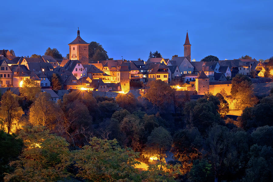 Rothenburg ob der Tauber. Historic town of Rothenburg ob der Tau #1 Photograph by Brch Photography
