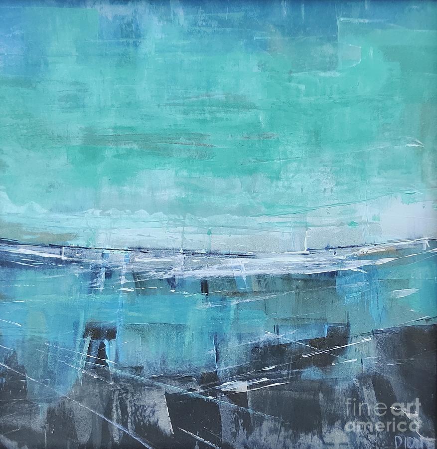Rough Water #2 Painting by Lisa Dionne
