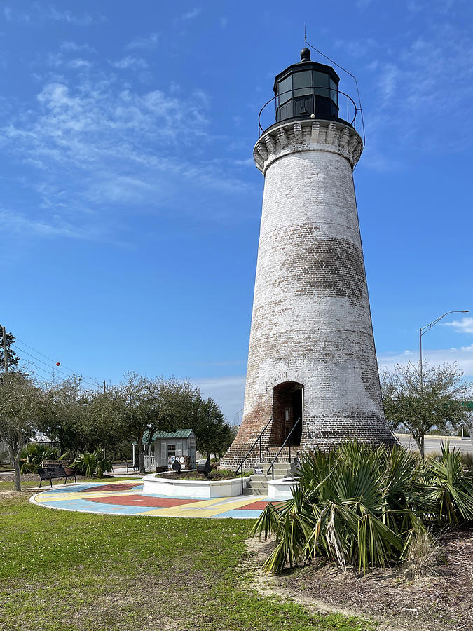 Round Island Lighthouse, Pascagoula, Mississippi #2 Photograph by Dawna Moore Photography