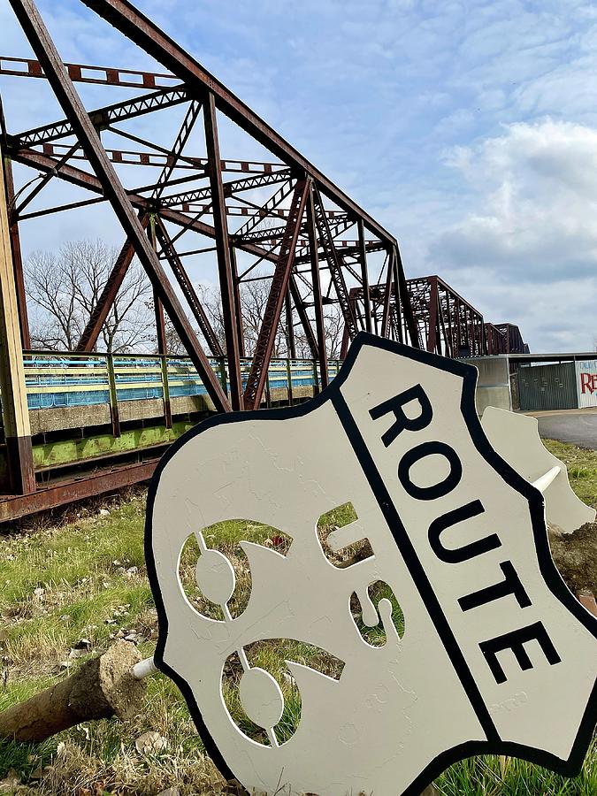 Route 66 Chain of Rocks bridge #1 Photograph by Jane Linders