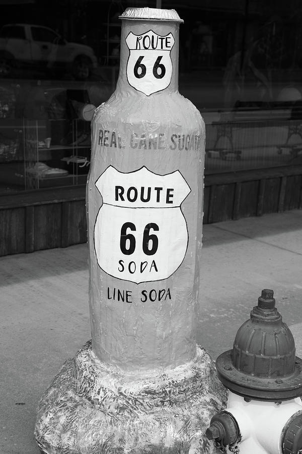 Route 66 Lime Soda Pop Statue Photograph