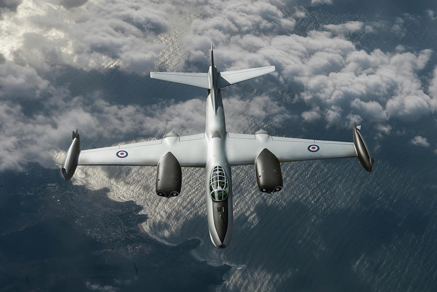 Royal Air Force North American RB-45C Tornado Digital Art by Erik Simonsen