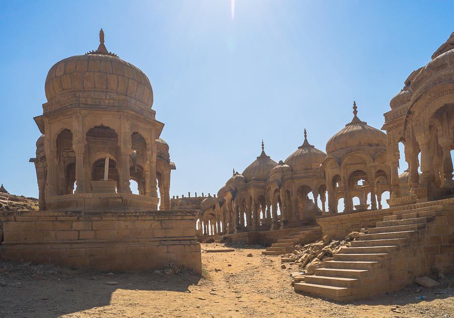 Royal Cenotaphs at Bada Bagh | Jaisalmer | Rajasthan | India #1 Photograph by (c) HADI ZAHER