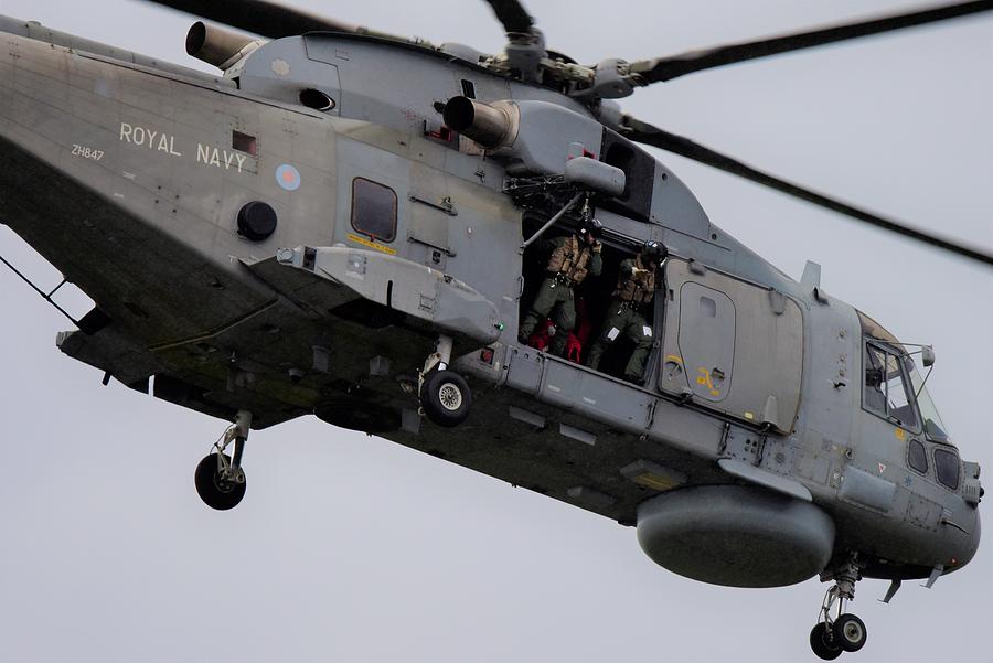 Royal Navy Merlin Helicopter Photograph