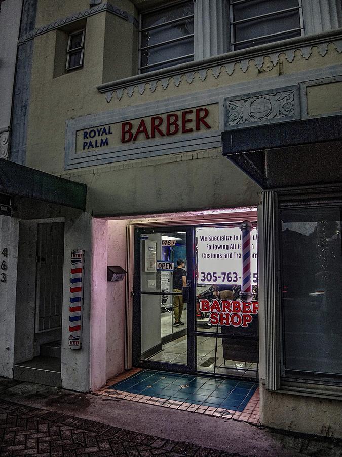 Royal Palm Barber Photograph by Jeff Gale - Fine Art America