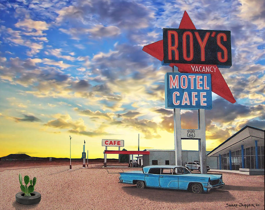 Roys in Amboy #1 Painting by Snake Jagger