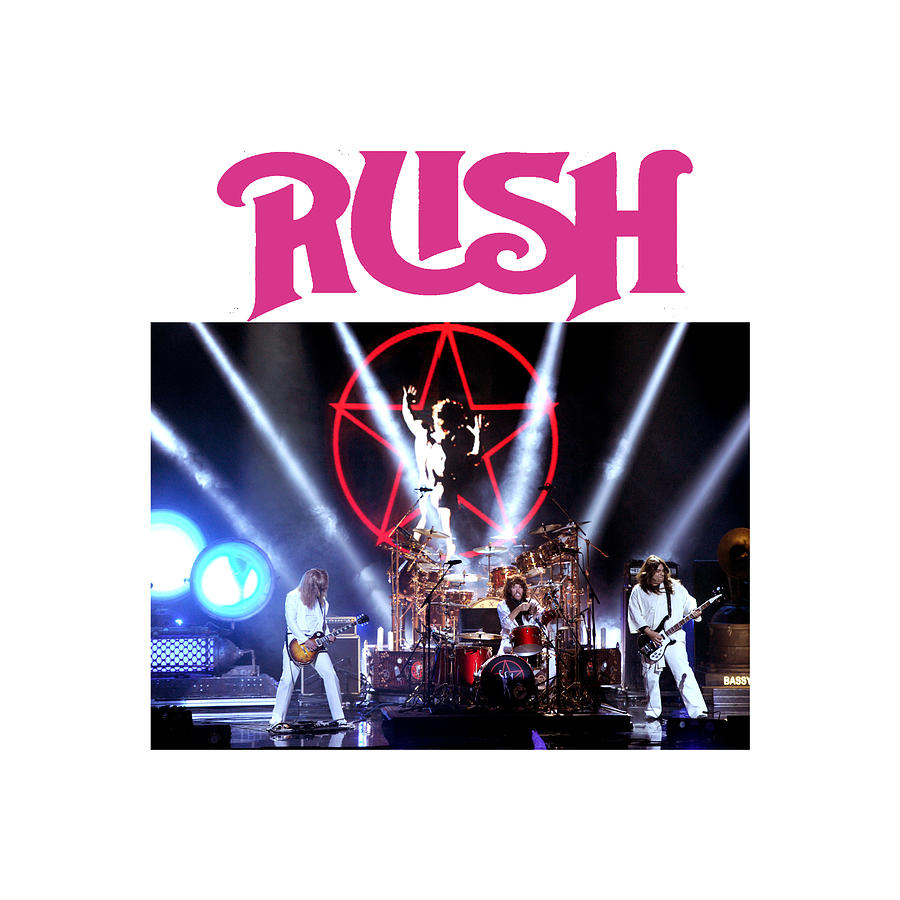 Rush band Digital Art by Ahmad Yas Fine Art America