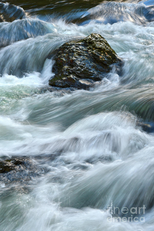 Rushing Water #1 Photograph by Phil Perkins