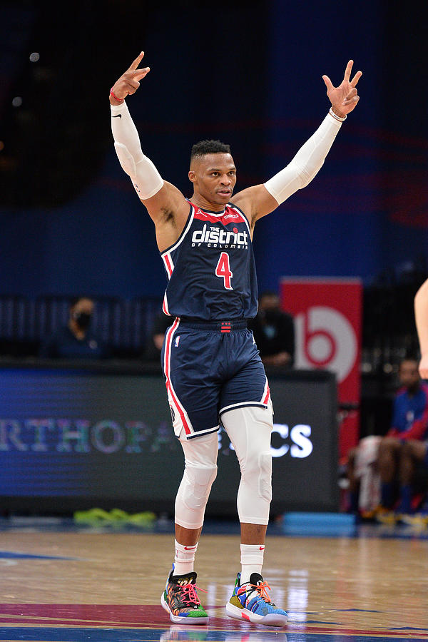 Russell Westbrook #1 Photograph by David Dow
