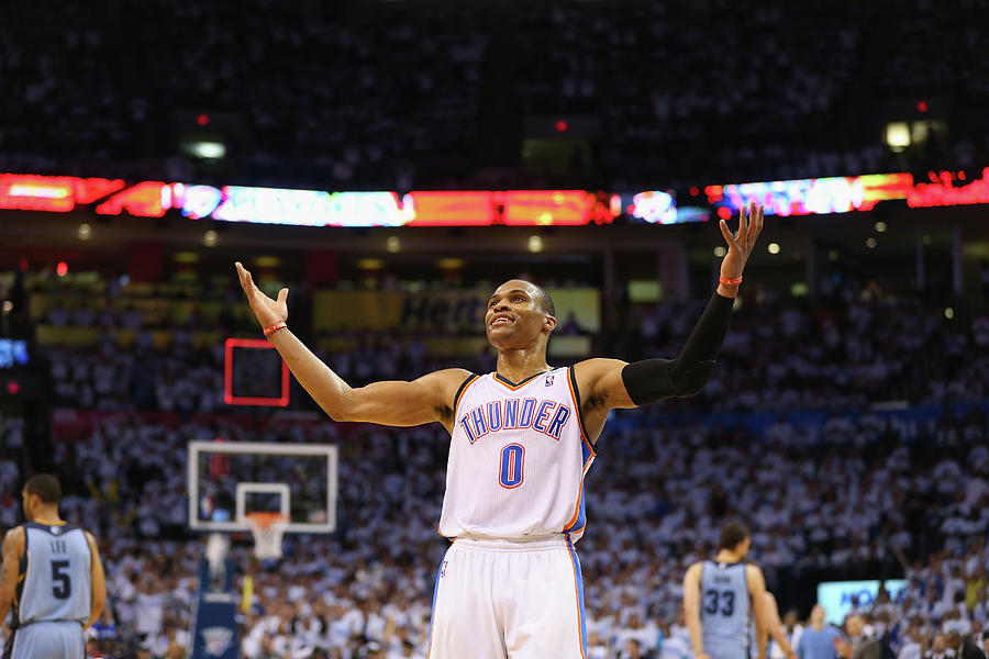 Russell Westbrook #1 Photograph by Ronald Martinez