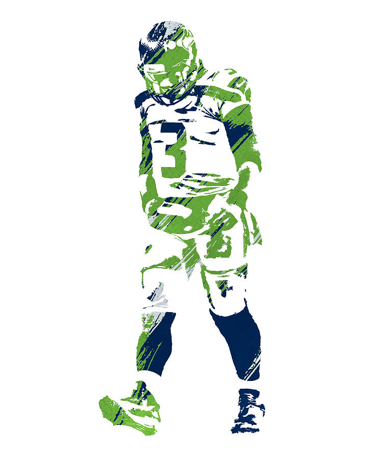 Russell Wilson Seattle Seahawks Pixel Art T Shirt 3 Tapestry by