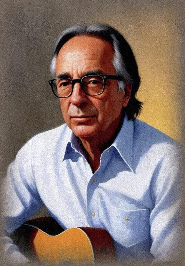 Ry Cooder, Music Legend #1 Painting by John Springfield - Pixels